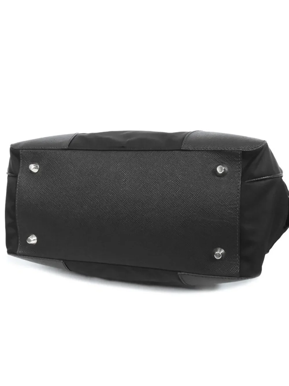 Prada Business Bag Black Nylon Leather